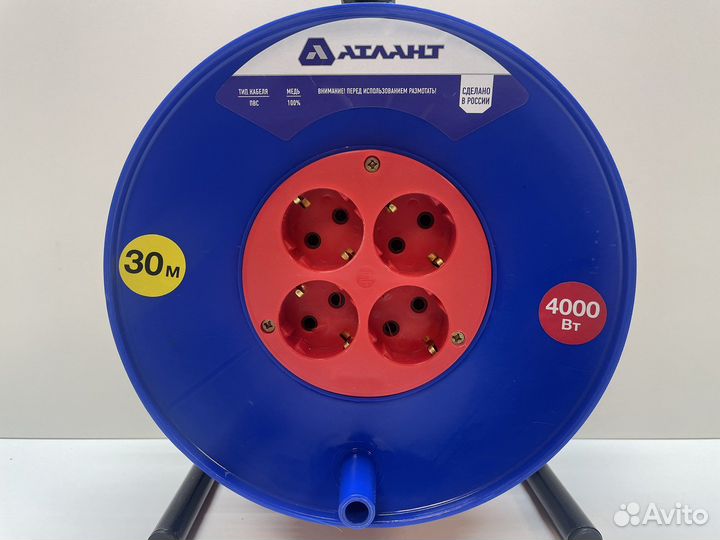 Удлинитель на катушке 30м 