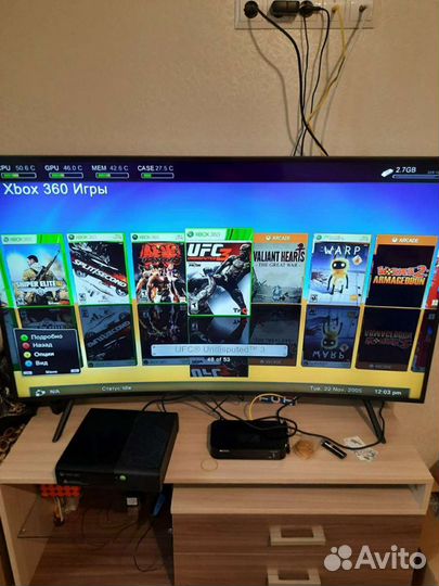 Xbox 360 (freeboot, 57 игр)