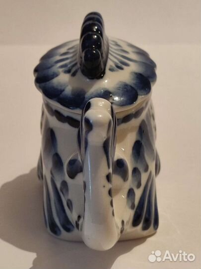 Икорница. Рыба. Рыбка. Гжель