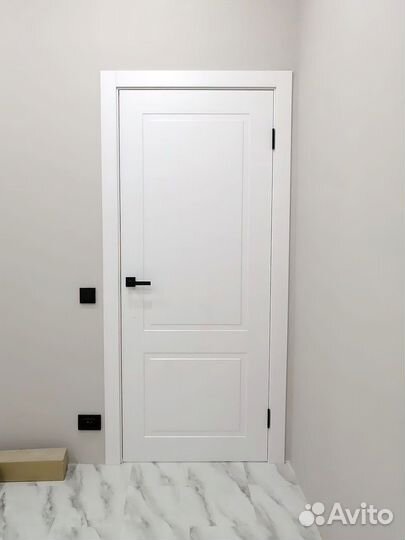 Двери межкомнатные белые и серые эмаль