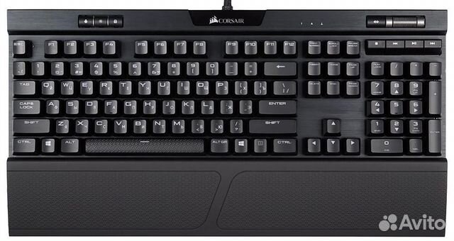 Игровая клавиатура Corsair K70 RGB MK.2 rapidfire Cherry MX Speed CH-9109014-RU (Black)