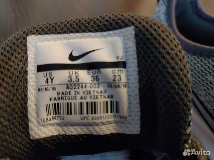 Кроссовки nike 36