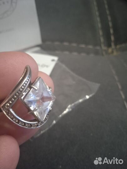 Кольцо серебро