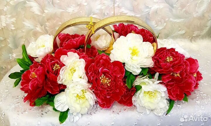 Свадебные украшения на машину и для невесты