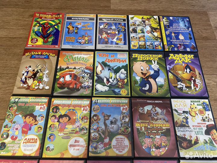 Dvd диски с мультфильмами