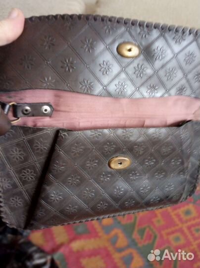 Сумочка клатч натуральная кожа СССР