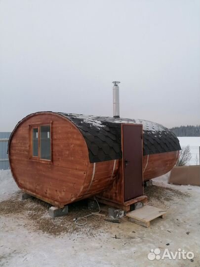 Баня бочка