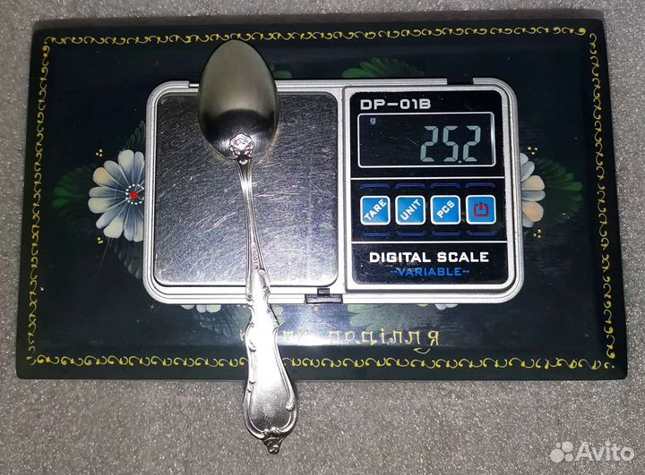 Серебряная ложка 800 проба Европа