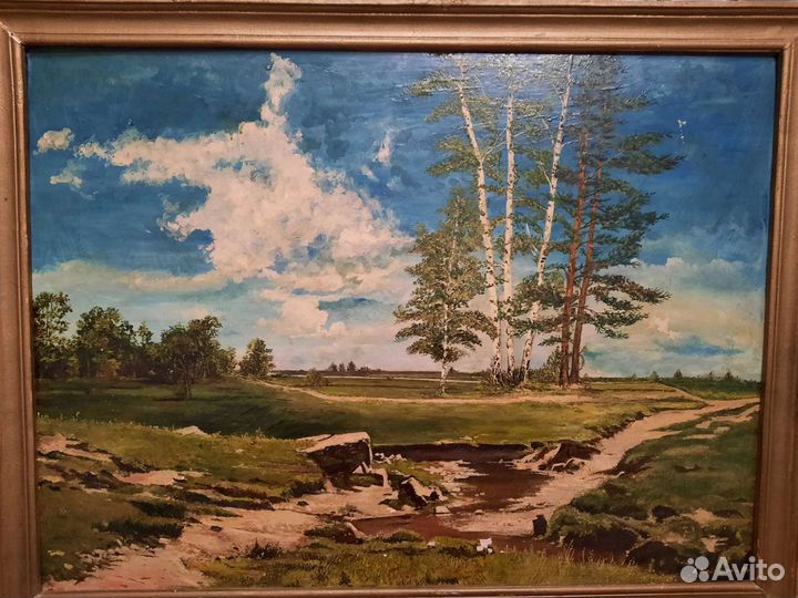 Картина маслом на холсте пейзаж