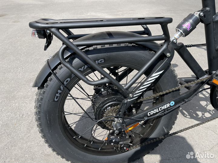 Электрофэтбайк складной мощный колеса 20х4