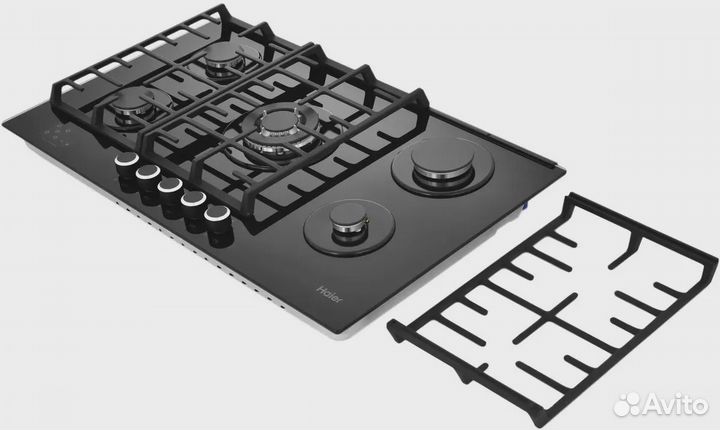 Встраиваемая газовая панель независимая Haier HHX-G95cwsb