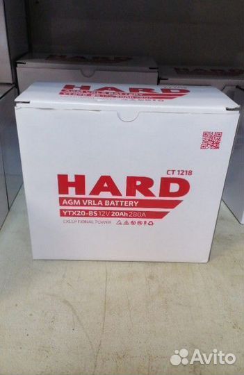 Аккумулятор для мотоцикла Hard 1218