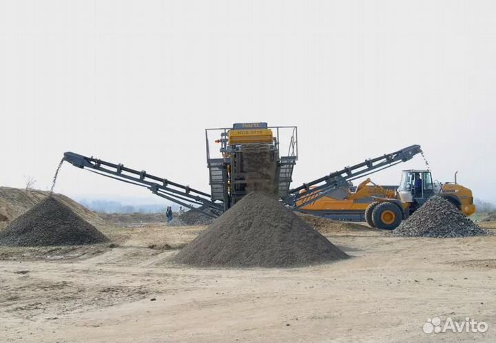 Аренда щековой дробилки Переработка железобетона