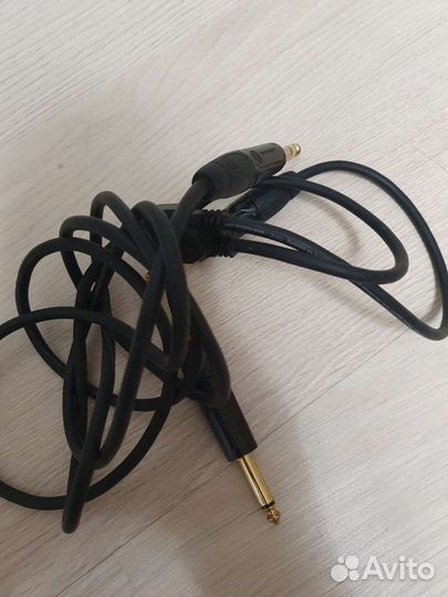 Аудио кабель 2х 6.3 Jack 