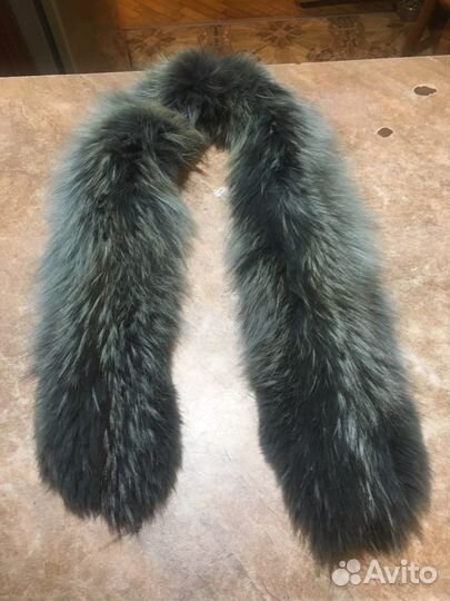 Меховой воротник и длинная опушка