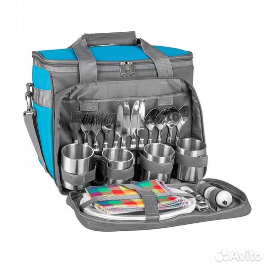 Набор для пикника на 4 персоны HS-811(4) BG Helios