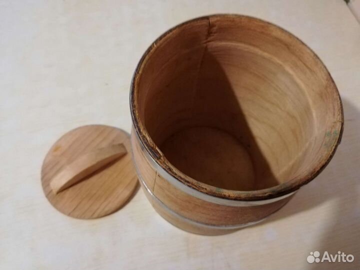 Туесок для мёда, соли. Винтаж