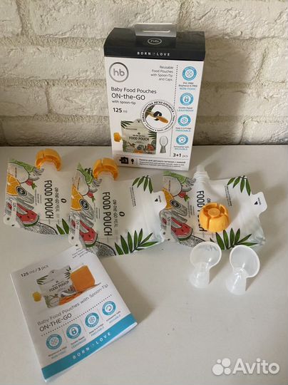 Многоразовые пакеты для детского питания