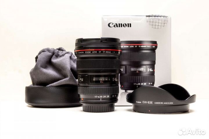 Объектив Canon EF 17-40mm 4l Ultrasonic