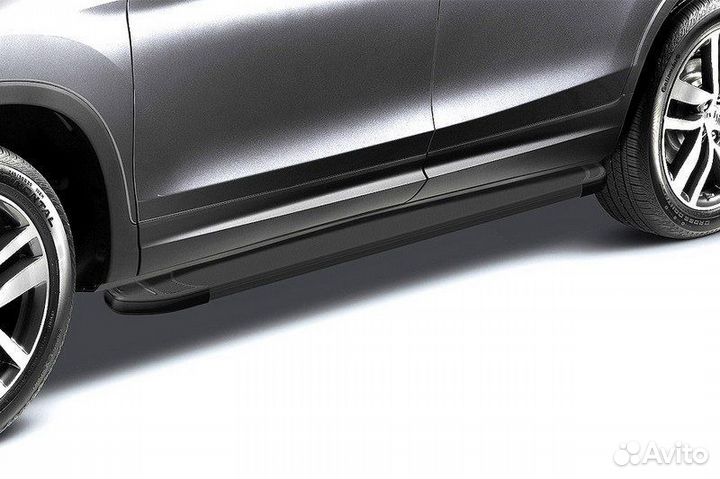 Пороги алюминиевые Nissan X-trail (2015)