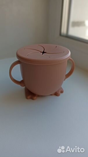 Силиконовая Кружка (контейнер) Непросыпайка