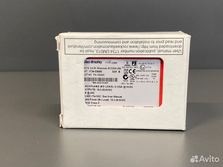Allen-Bradley 1734-OB8S Ser. B новый, в упак. 1 шт