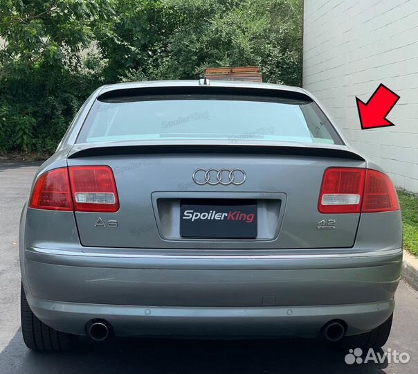 Дактейл спойлер Audi A8 D3