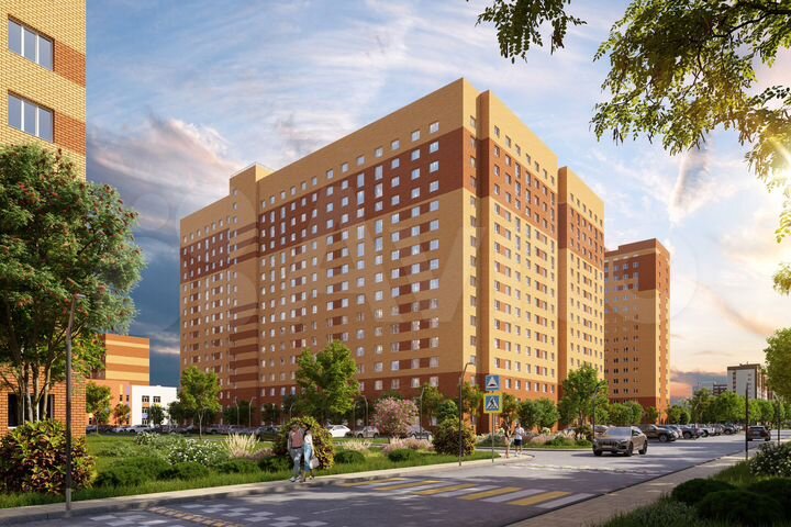 3-к. квартира, 66,5 м², 13/16 эт.