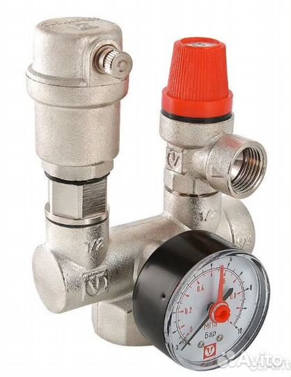 Группа безопасности С латунным корпусом для котла