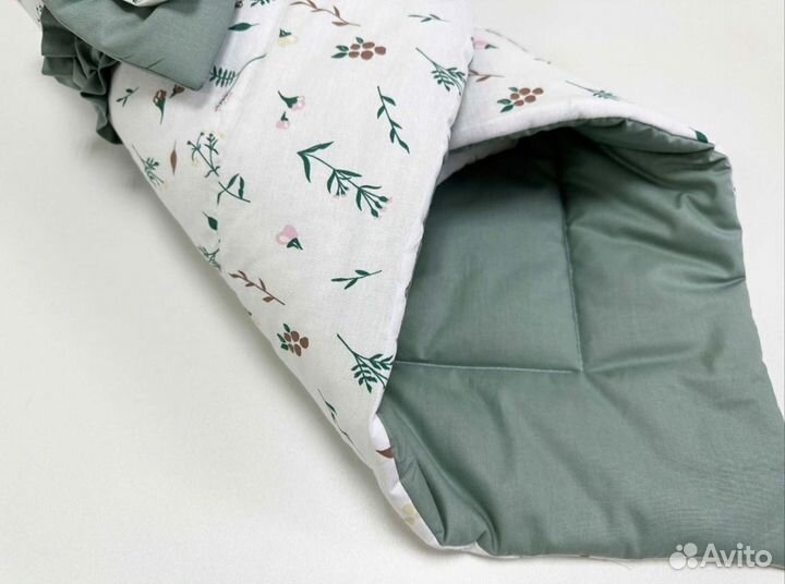 Конверт-одеяло на выписку осень-весна