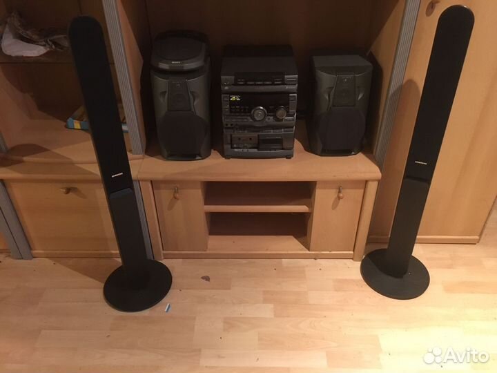 Музык. центр panasonic, Sony, колонки Samsung