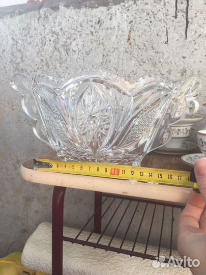 Хрустальная ваза