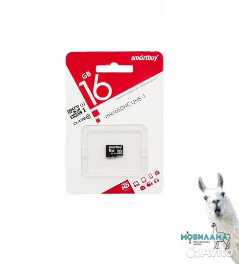 Micro-sd 16gb карта памяти Smartbuy