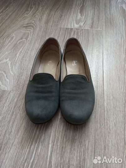 Лоферы натуральная замша 37