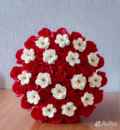 Букет из мыльных роз в наличии