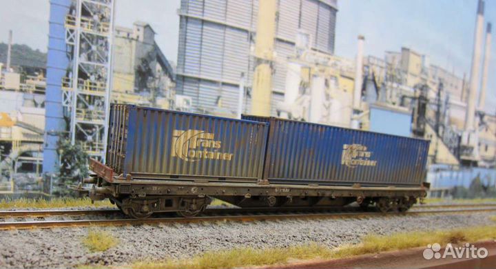 Железная дорога, 1/87, но, вагоны ржд