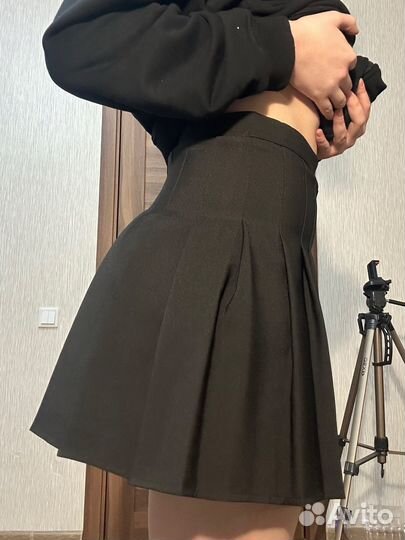 Юбка шорты теннисная плиссе