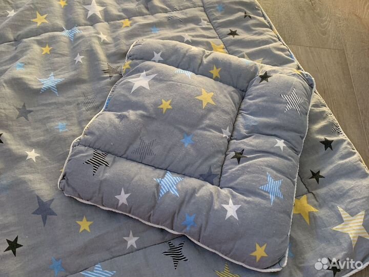 Комплект в коляску (подушка, одеялко, матрасик)