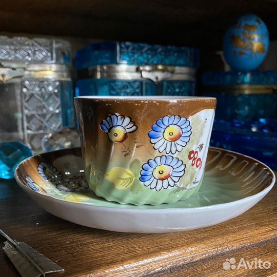 Чайная пара Кузнецов Царская Россия