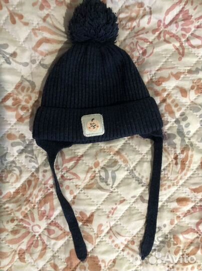 Шапка для новорожденного зима