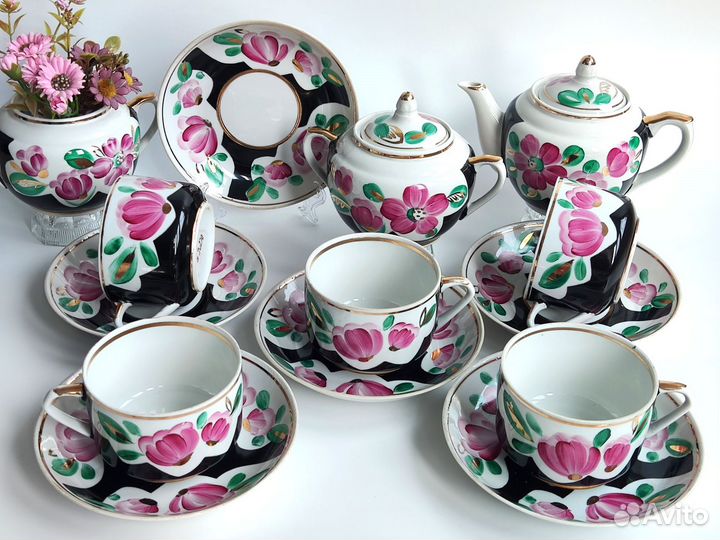 Чайный сервиз вербилки СССР