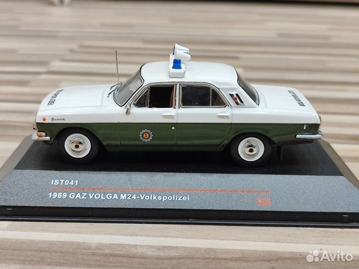 Модель 1:43 газ-24 Волга Volkspolizei IST
