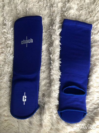 Шингарды Clinch Shin, синие M