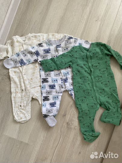 Детские вещи пакетом 68 р(комплект в кол. шапочки)