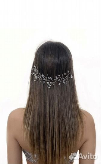 Свадебное украшение для волос ручной работы 2 шт