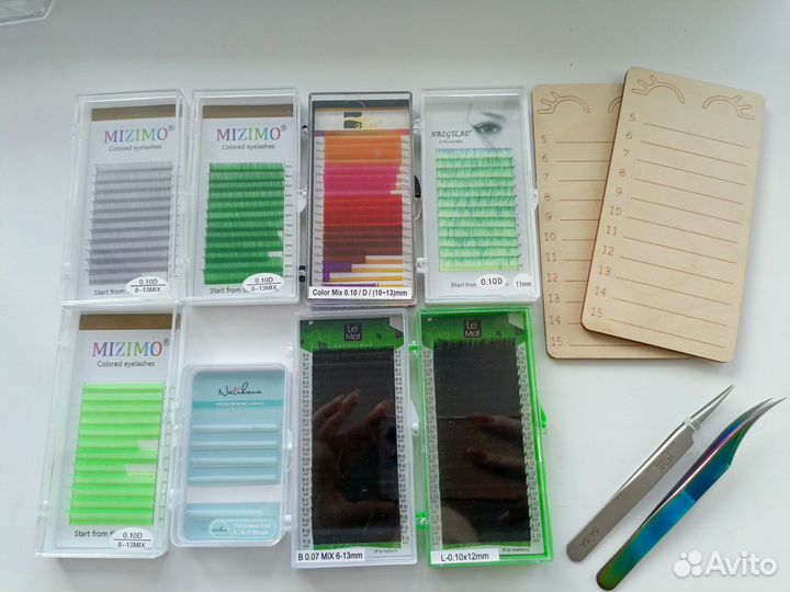 Ресницы для наращивания бу