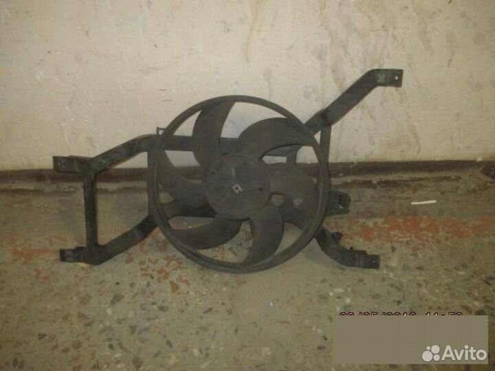 Рено Логан вентилятор диффузор радиатора охлаждени