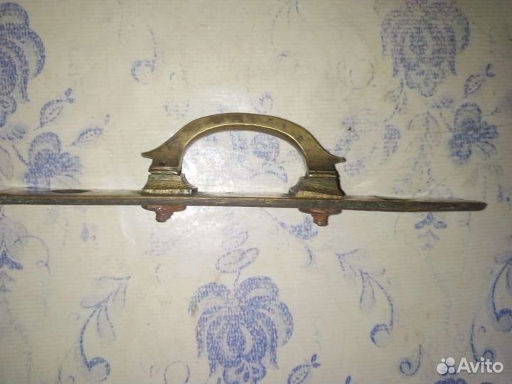 Ручка для двери старая металл бронза