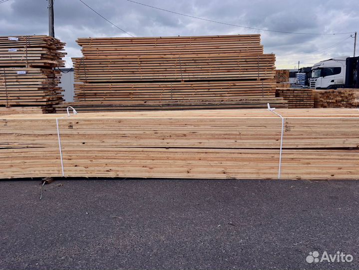 Доска обрезная 50х150х6000мм