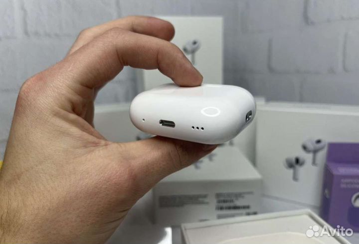 Airpods Pro с шумоподавл, чехол в подарок